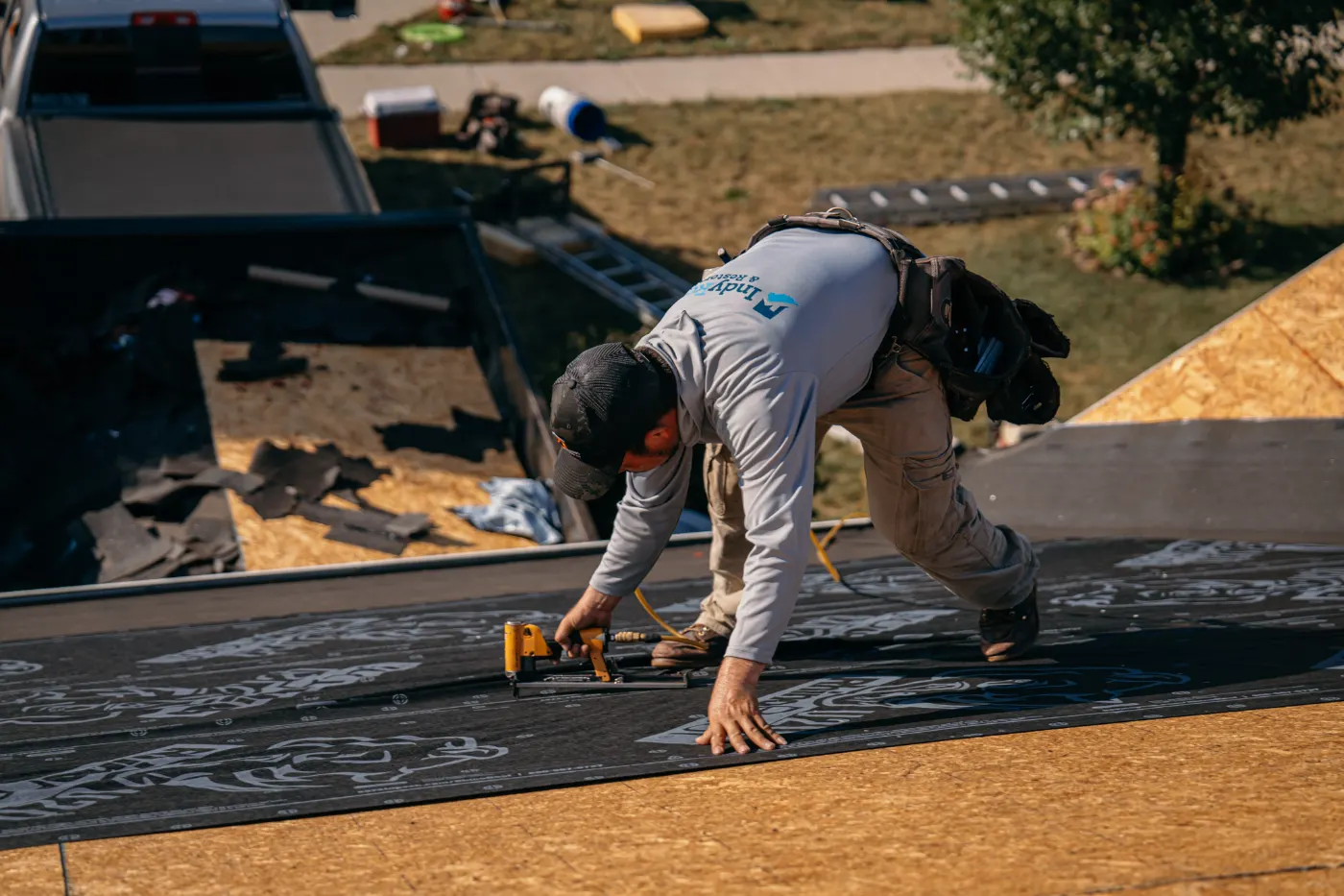 Commercial roof inspection documented in Cherry Tree