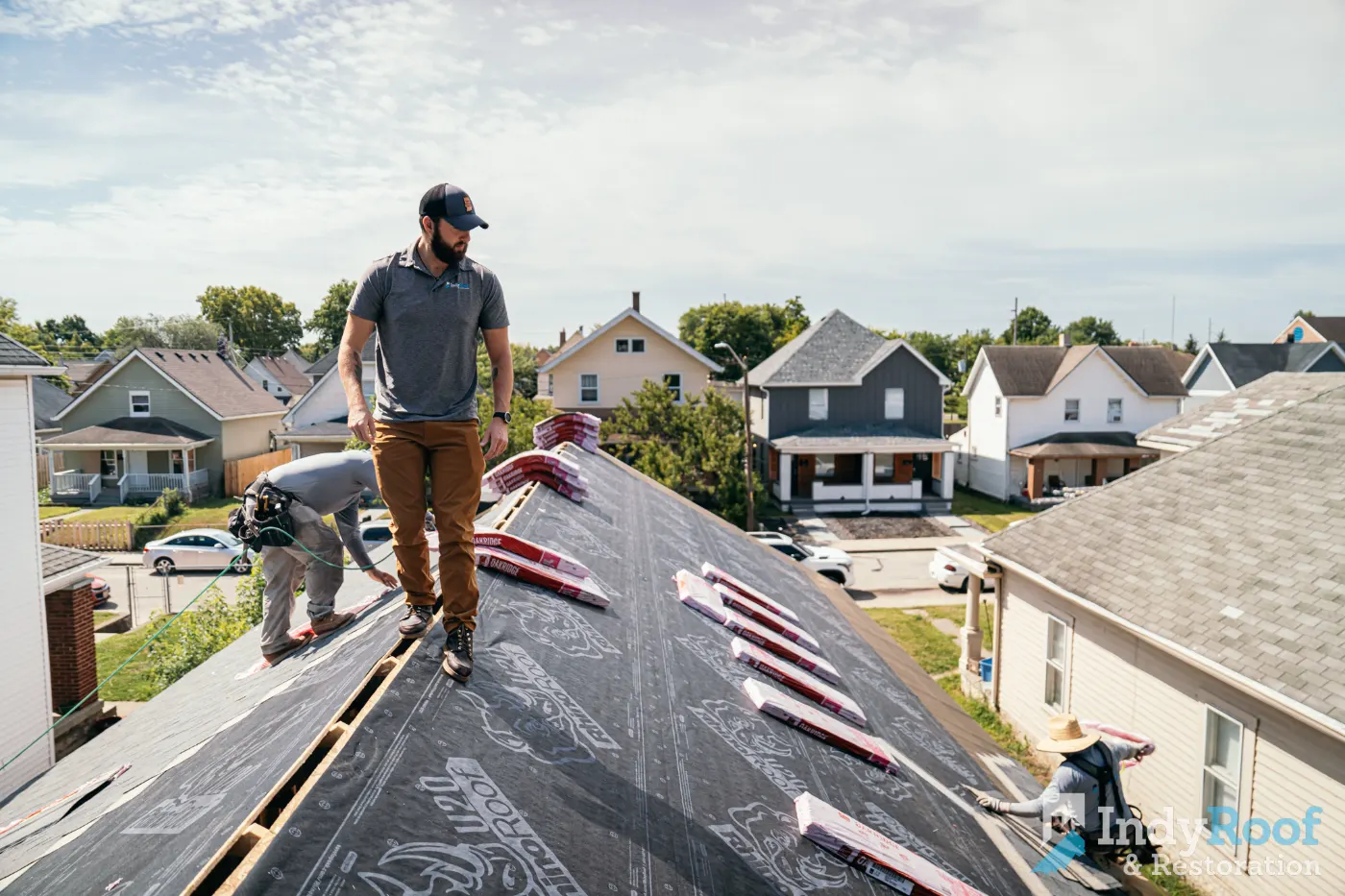 Commercial roof inspection documented in Cherry Tree